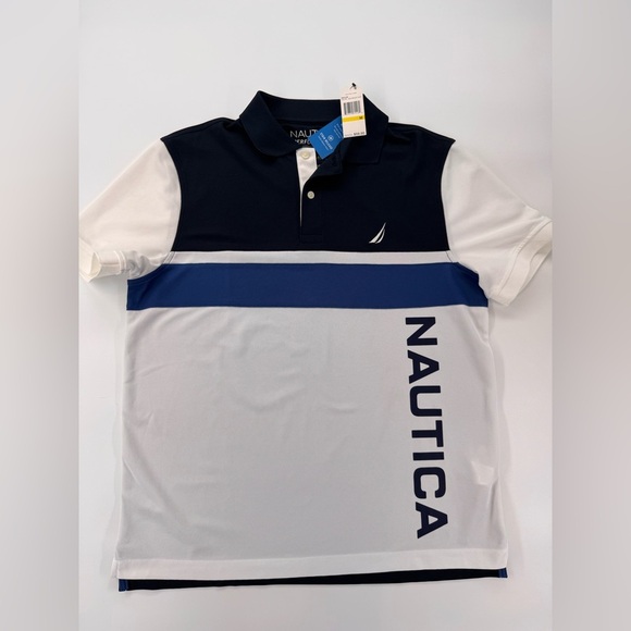 NWT Nautica Performance Men’s Polo Medium - Picture 1 of 6